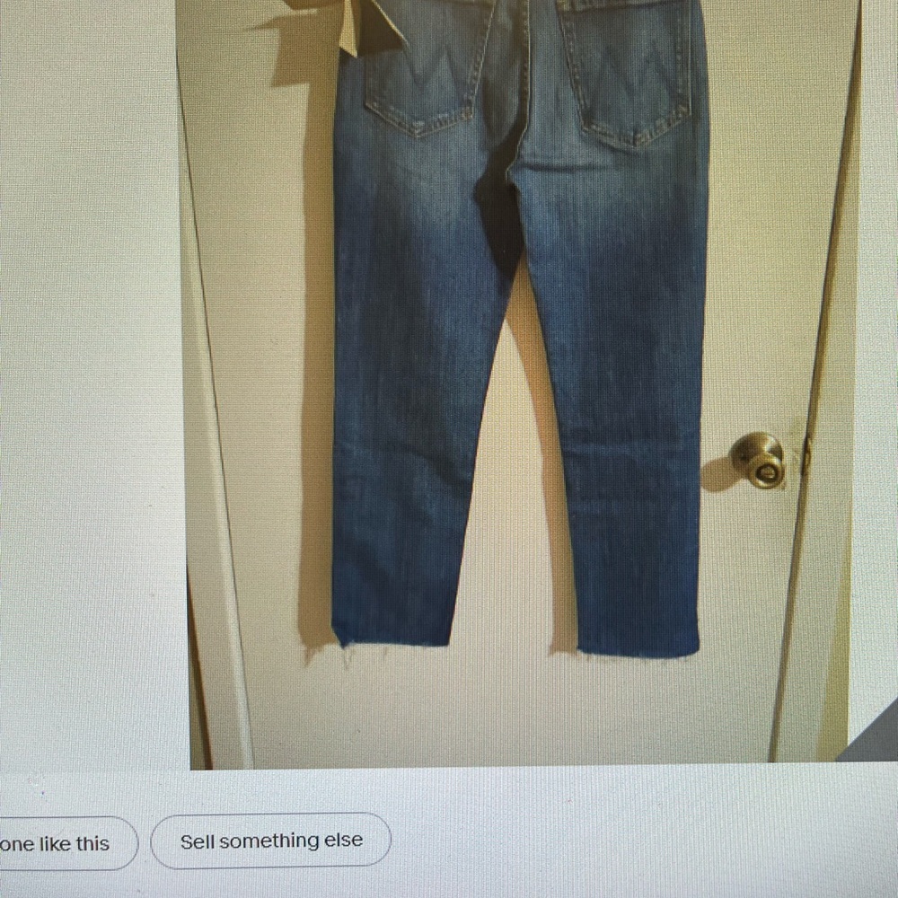 MOTHER Blue Ankle & Cropped Jeans